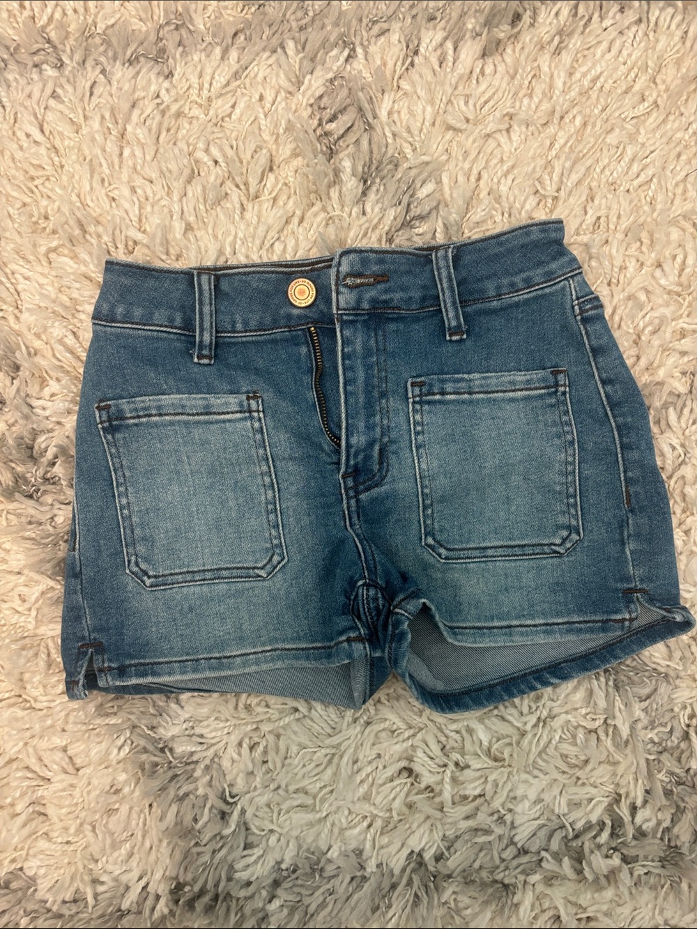 Classic Blue Denim Women’s Jean Shorts